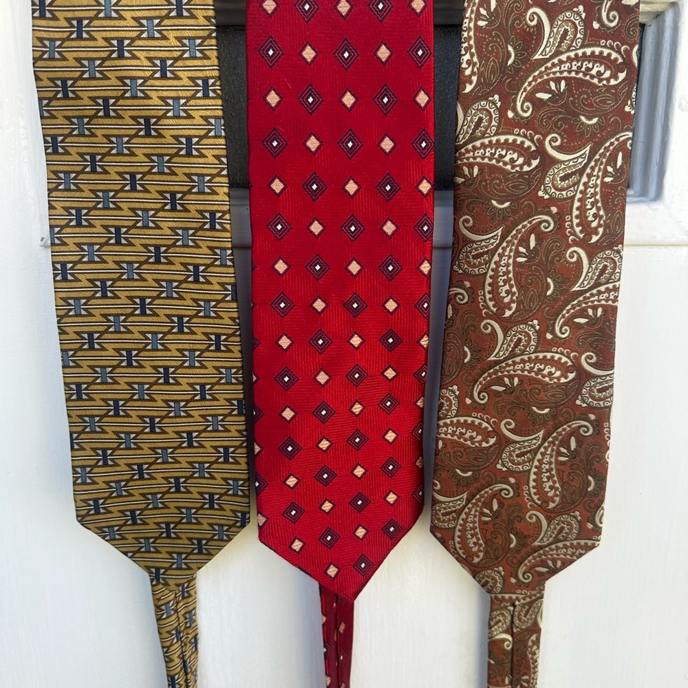 Trio of Ties -  Bargain bundle to build your collection! ALL SILK!